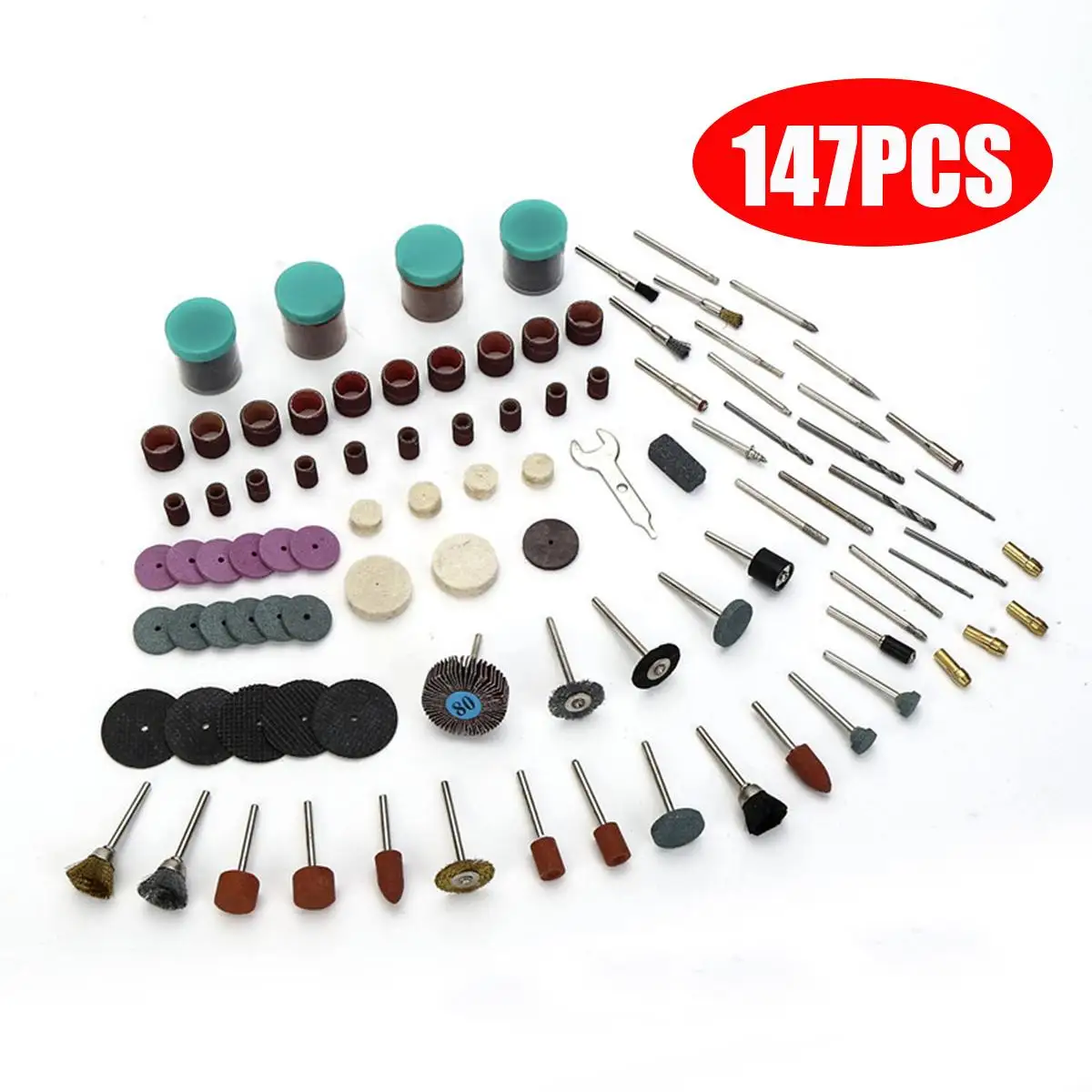 

18000rpm Rotary Tool Woodworking Engraving Pen 147Pcs Set 5 Speed DIY for Jewelry Metal Glass mini Electric Drill with Drill Bit