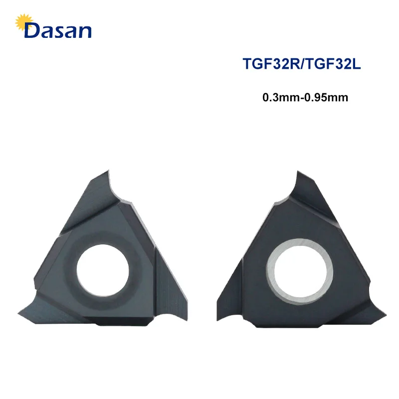 10pcs TGF32R 030 040 050 060 075 080 085 090 Carbide Turning Inserts Cutting Balde for Grooving Holder CGBR SGBR Stainless Steel |