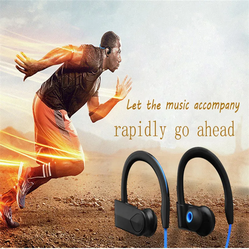 Bluetooth наушники спортивные бас Беспроводной гарнитура с микрофоном