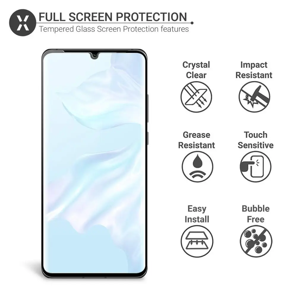 Для huawei p30 pro Чехол для huawei p20 lite P smart plus+ Z P10 крышка 9D закаленное стеклянный объектив камеры протектор экрана 20