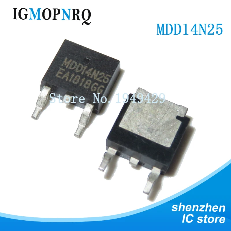 

10PCS MDD14N25 TO-252 14N25 TO252 SMD new