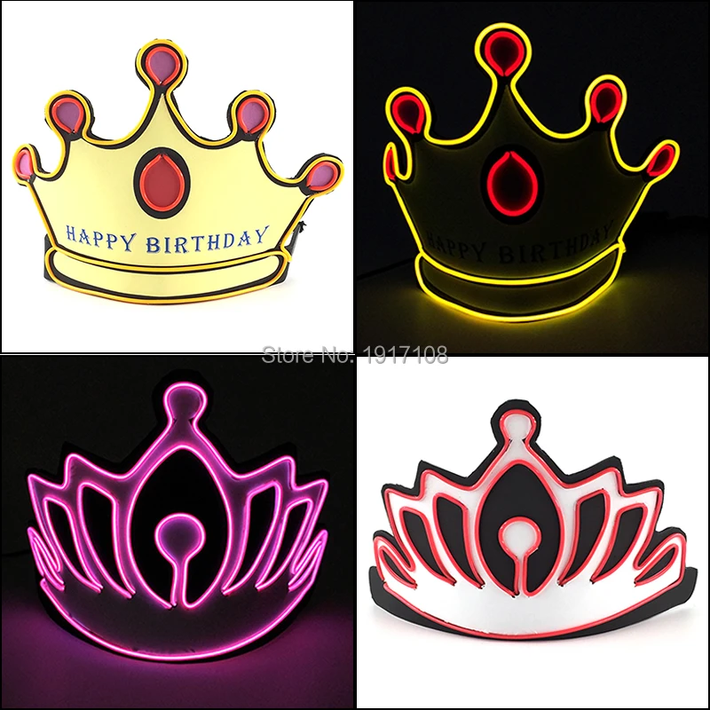 Головной убор со светодиодный светильник кой аксессуар для вечеринки в честь Дня
