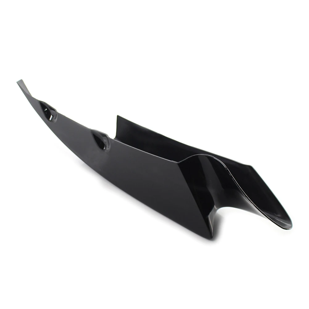 2 шт. глянцевый черный автомобильный передний бампер разделители губ спойлер