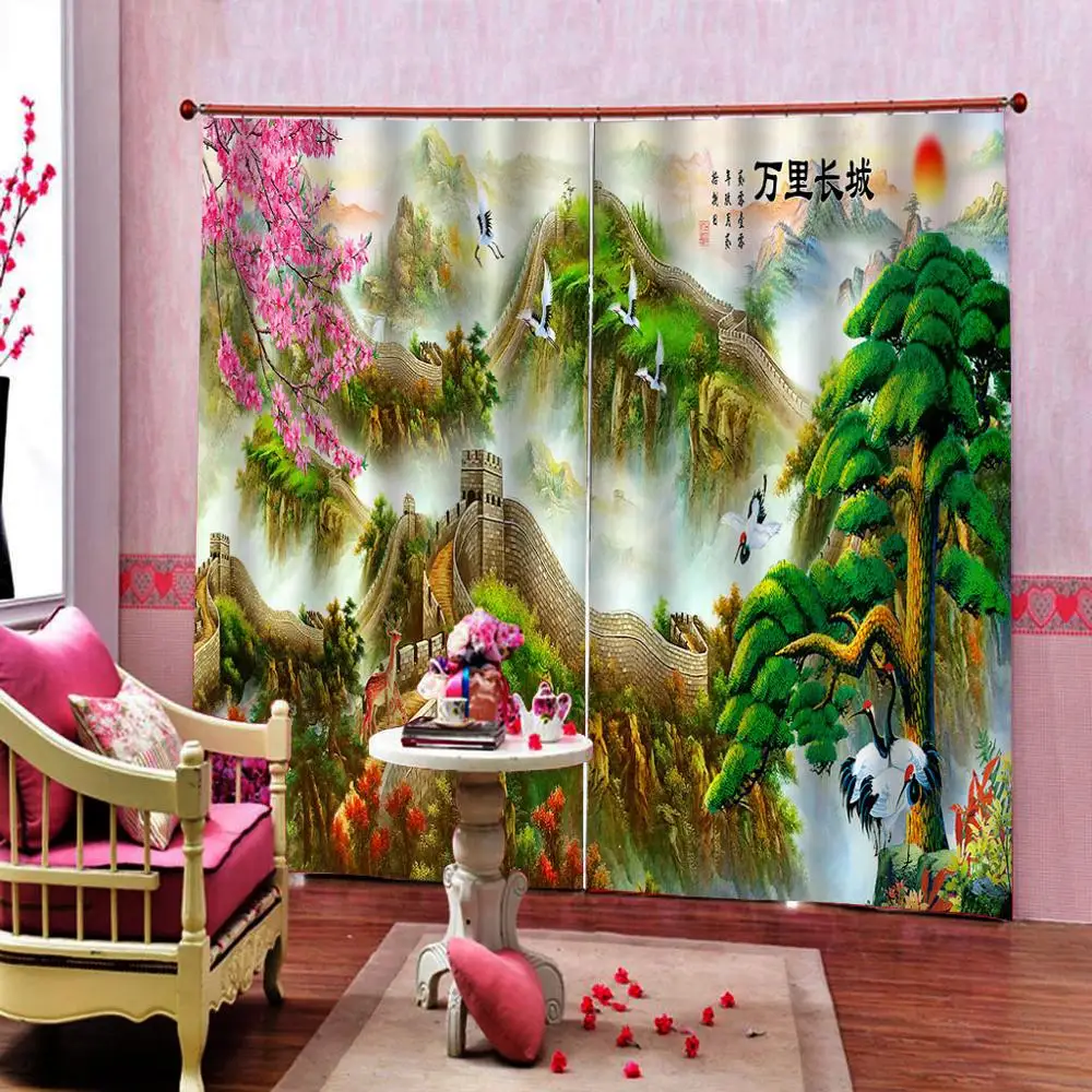 Гостиная занавески в спальню Cortinas индивидуальные размеры Защитные чехлы для