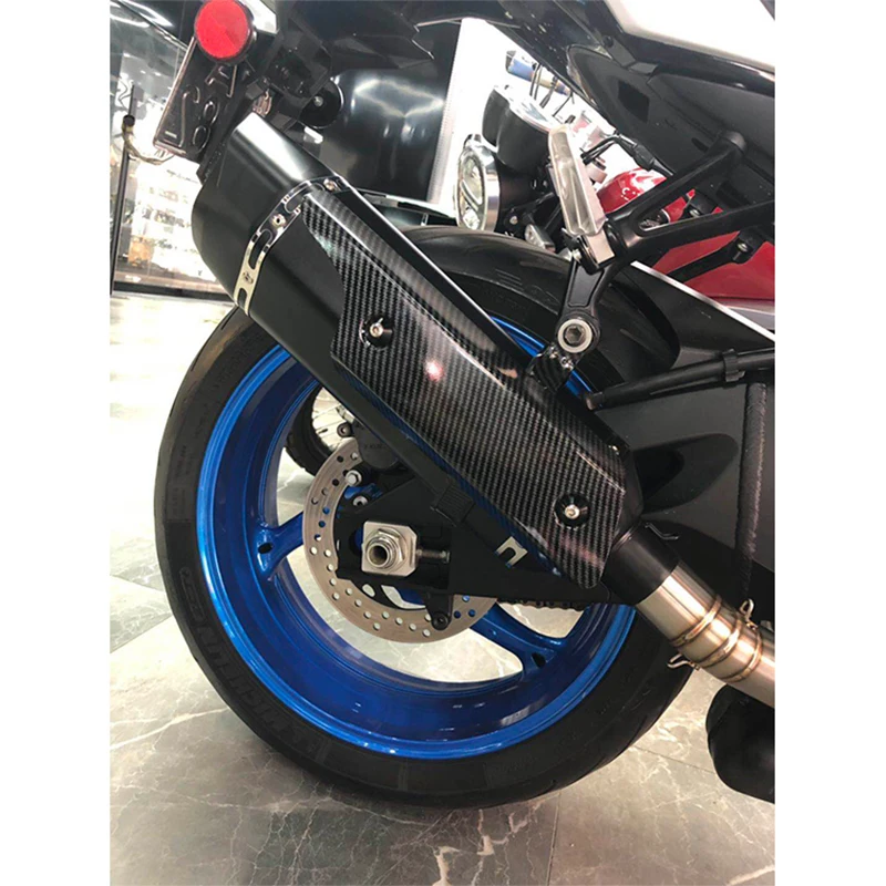 570mm Motorcycle 38-51mm Exhaust Tail Pipe No DB Killer Escape Universal for Dirt Bike Scooter Tips Stainless Steel | Автомобили и