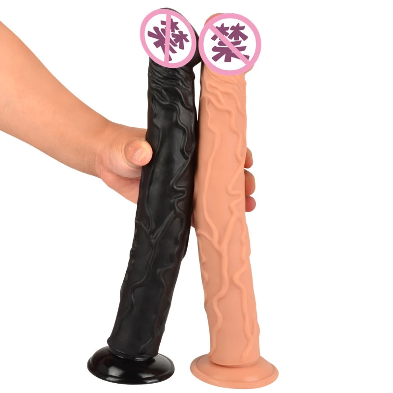 Медицинский фаллоимитатор из ПВХ длиной 35 см женские секс игрушки стимулятор