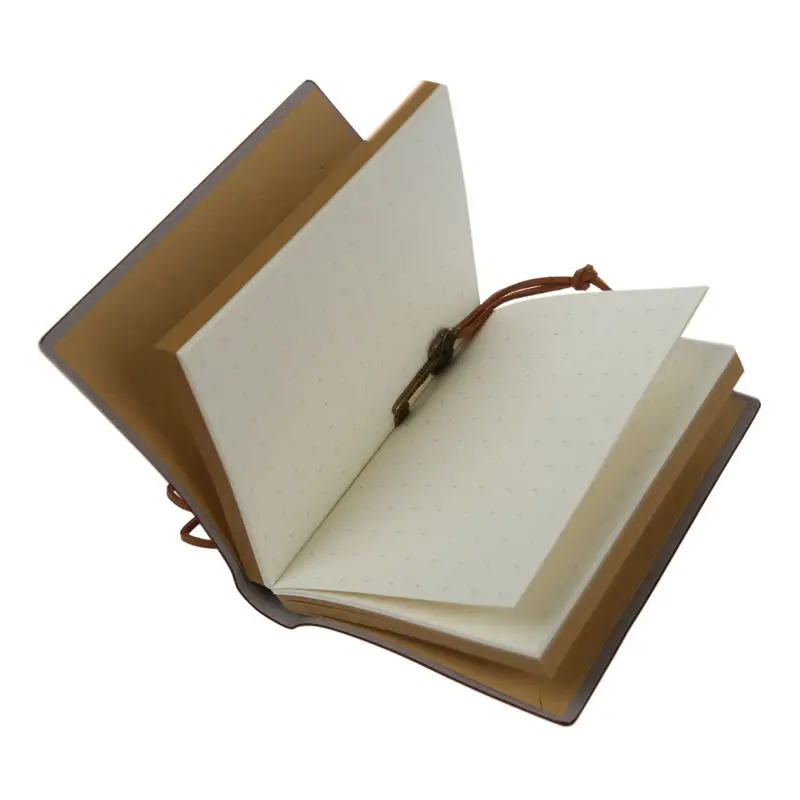 

Delicate Cool Classic Vintage Leather Bound Blank Pages Journal Diary Notebook