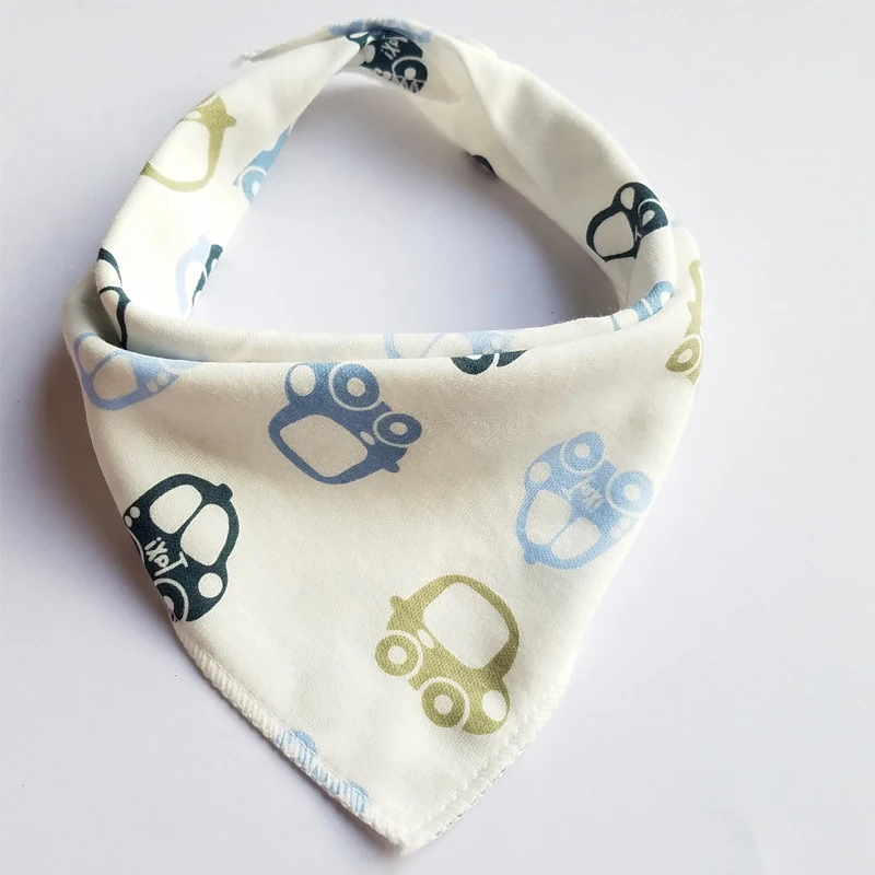 12 шт. Детские треугольные нагрудники с мультяшным принтом | Детская одежда и