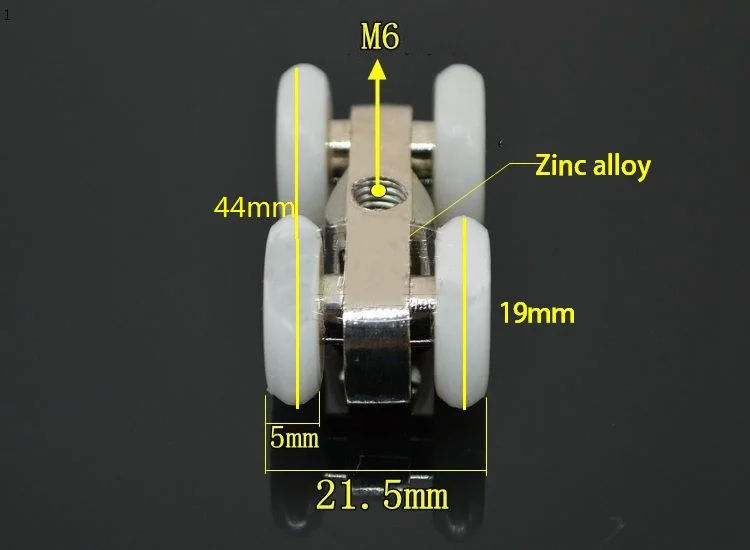 10 шт./лот маленькая ширина 21 5 мм душевая кабина раздвижная дверь подвесное колесо