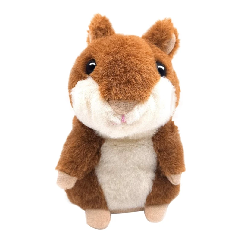 Talking Hamster Repeats What You Say Plush Toys for Boys Girls & Baby Gift Toys for Kids