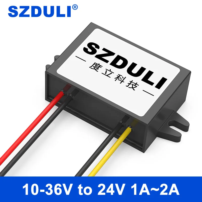 

10-36V to 24V DC power converter 12V24V to 24V automotive automatic buck-boost module transformer