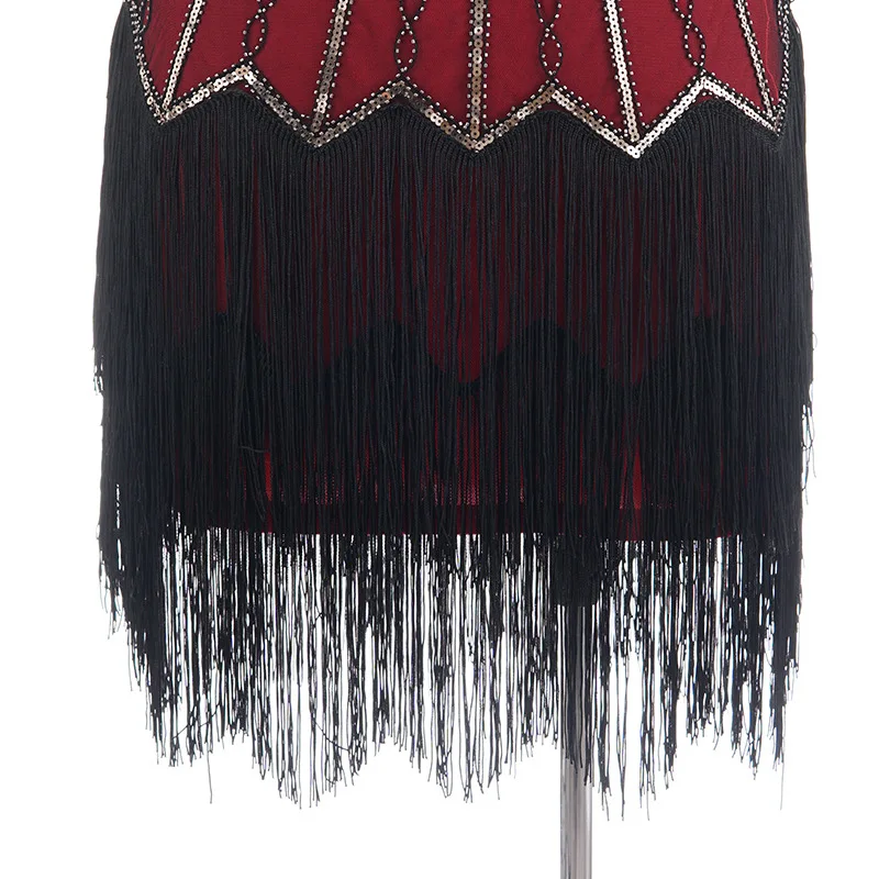 

2020 New Four Seasons Hot Style Embroidery Tassel Vest Skirt Sequin Party Skirt Dance Skirt Diamond Sequined Embellished Fringed