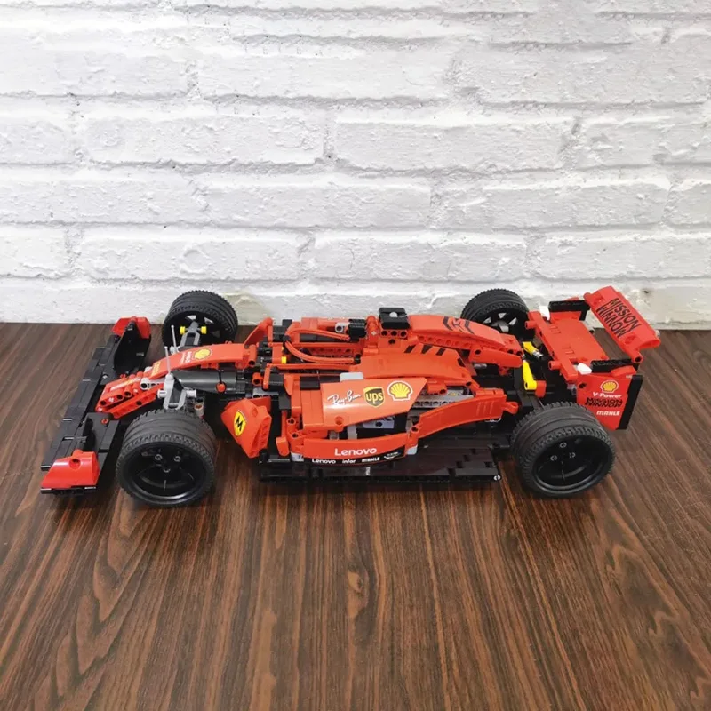 Конструктор Mork 023005 высокотехнологичный конструктор MOC Red F1 модель спортивного