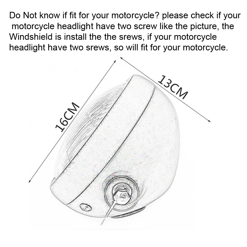 Универсальные регулируемые ветровые стекла для мотоциклов 5 7 дюймов Suzuki SV650 600N