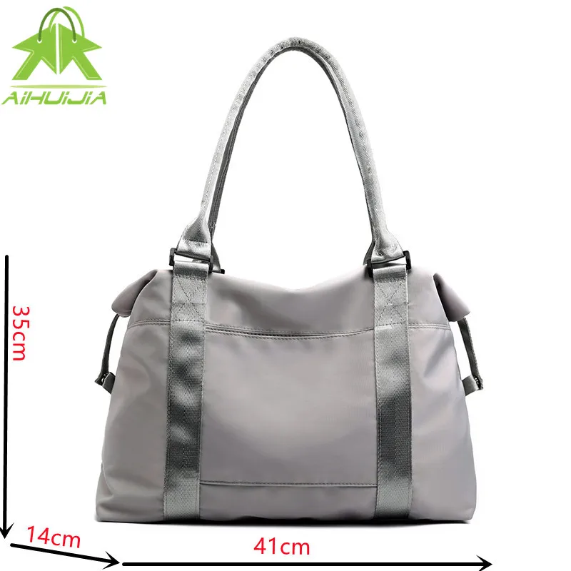 

Fashion Womens Multifunction Training Sport Bag Gym Bag High Capacity Handbag 2021 New Waterproof Nylon Women Casual Travel Bag