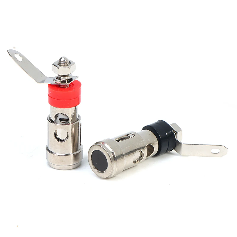 

2pcs/pack Binding Post Connector Binding Post Cable Terminals For Speaker Amplifier