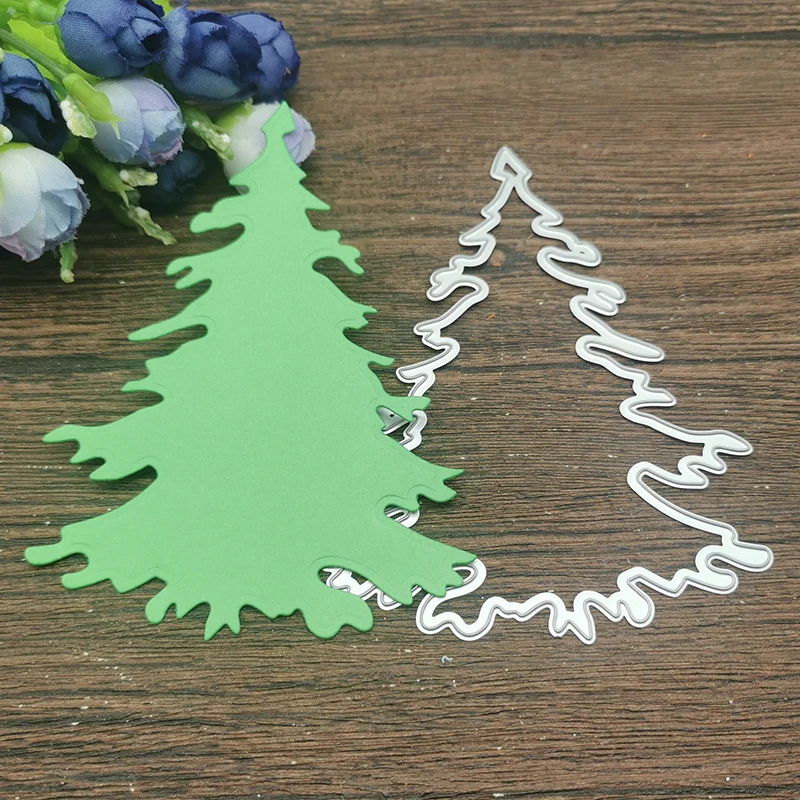 

Christmas tree Metal Cutting Dies Stencils For DIY Scrapbooking Decorative Embossing Handcraft Template