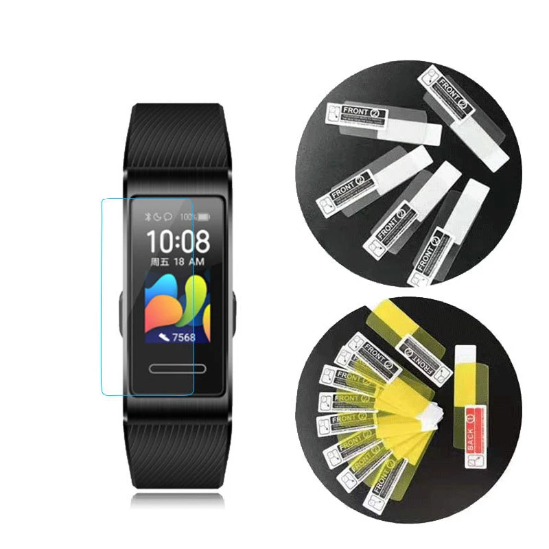 3 шт. для Huawei Band 6 4 3e 4e pro B5 смарт браслет противоударный мягкий ТПУ HD прозрачная