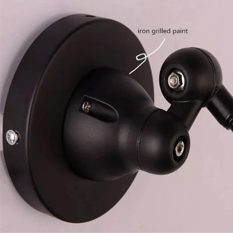 Выдвижная настенная Светодиодная лампа в стиле ретро комнатное декоративное