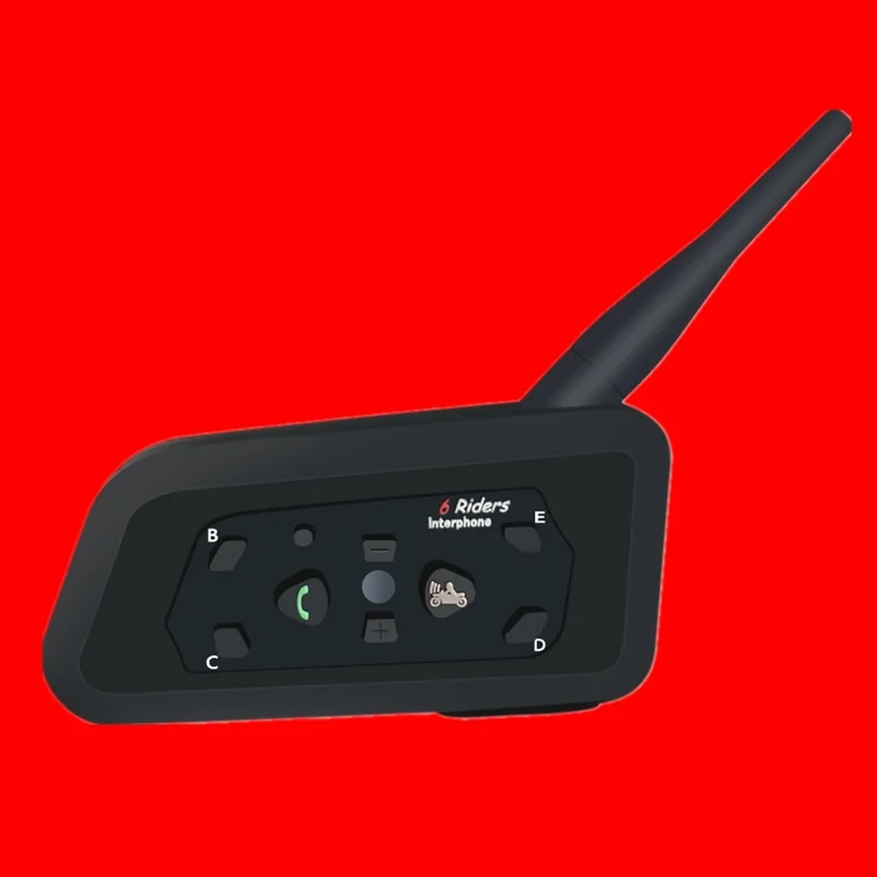 Bluetooth Мотоциклетный Интерком связывающий телефон 6 всадников мотоциклетный шлем