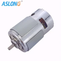 775 dc motor 12v electric motor reducer 12v alto torque high speed 24v double ball bearing reduction brush electric geared motor