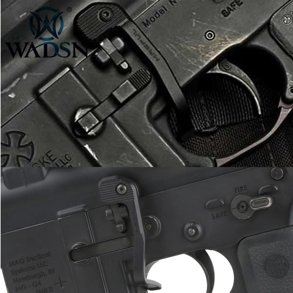

Tactical Bad Lever MAP Bolt Catch Release Lever For M4/M16/AR15 Scope Hunting Accessories Black Aluminum Alloy WME08001