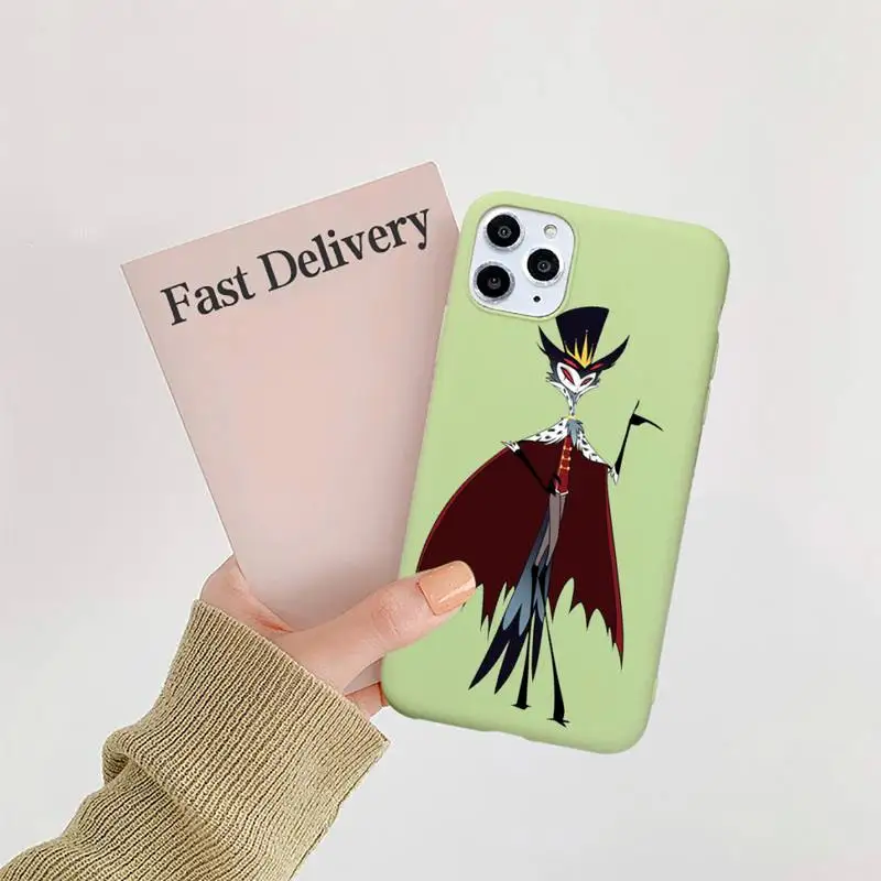 

Helluva Boss cute cartoon Phone Case Candy Color for iPhone 11 12 mini pro XS MAX 8 7 6 6S Plus X 5S SE 2020 XR