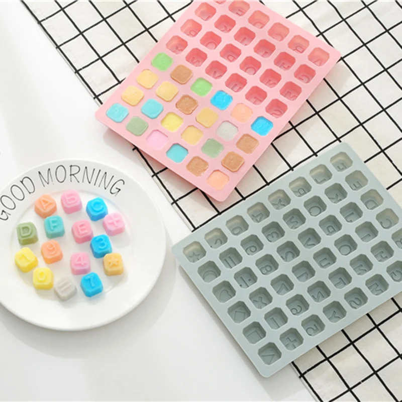 

Silicone Mold Letter Alphabet Letter Trays Ice Cube Cake Chocolate Mold Cake DIY Fondant Decorating Tools Bakeware Cookie Tool