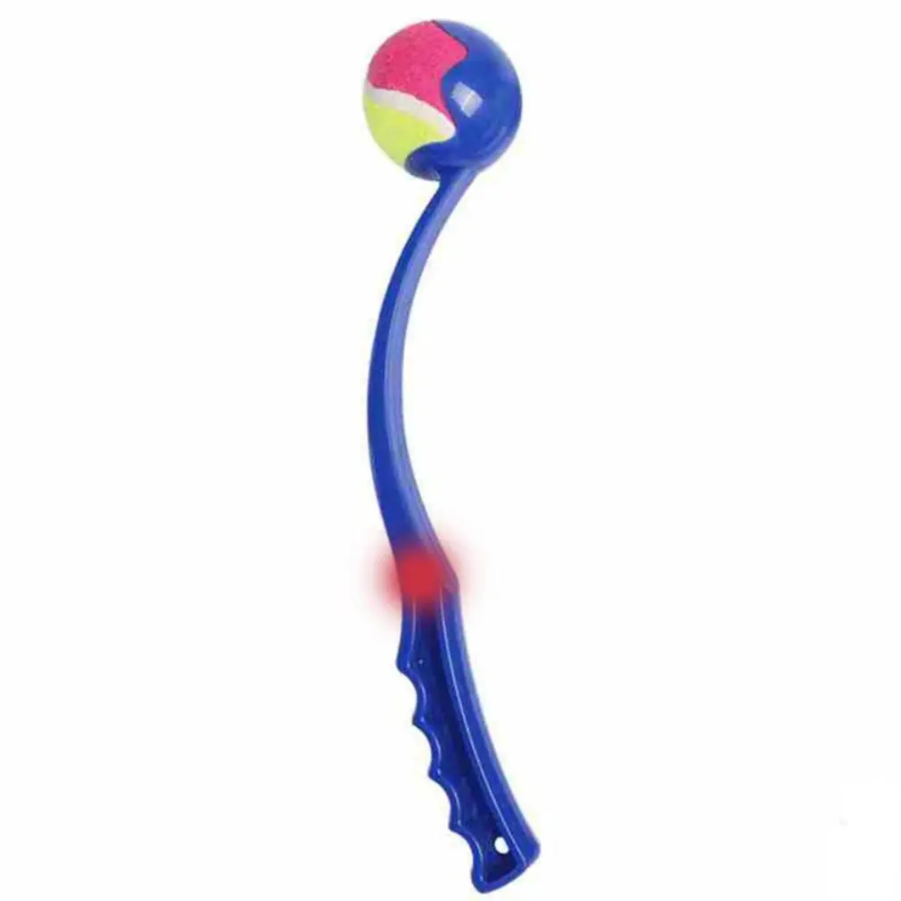 

Pet Tossing Cue And Dog Training Toy Ball Tossing Device Outdoor Tennis Training Toy Pet Throwing Stick With Tennis Ball