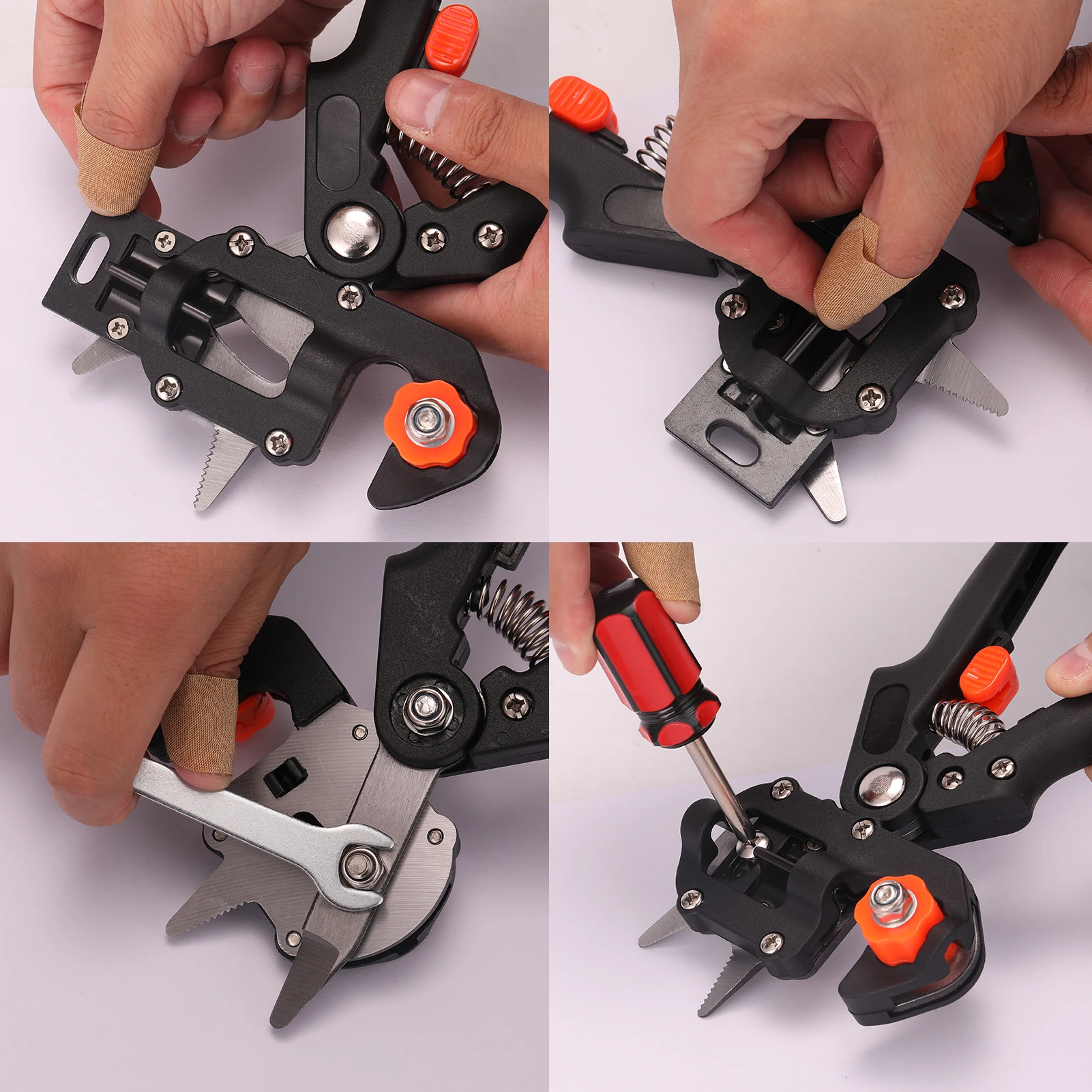 

Household Garden Pruning Shears Garden Grafting Tool Set Fruit Tree Cutter Scissor Professional Pruning Shears Cutting Tools Kit