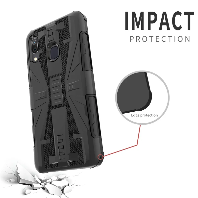 Bumper TPU+PC Shield Silicone Cover for Sansung note 10 Plus A10 A20 A30 A50 M10 with Magnetic Ring Stand | Мобильные телефоны и