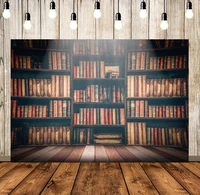photography backdrops bookshelf bookcase library book baby portrait office conference decor background for photo studio