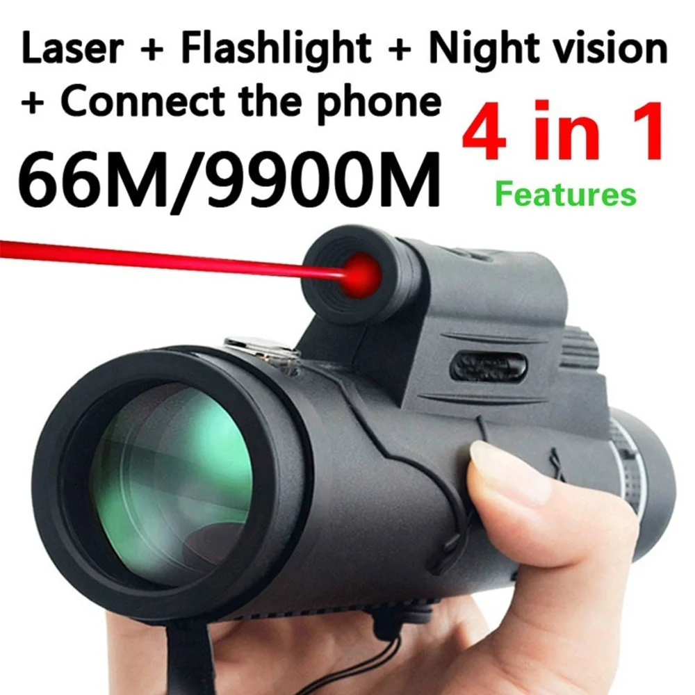 HD телескоп 22 мм практичные очки для просмотра с подсветкой монокулярный