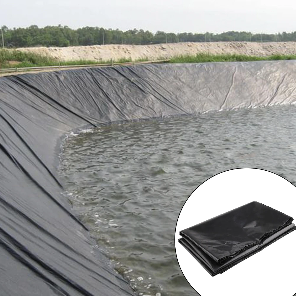 Водонепроницаемая Резиновая рыбка HDPE для бассейна подкладка пруда черного цвета