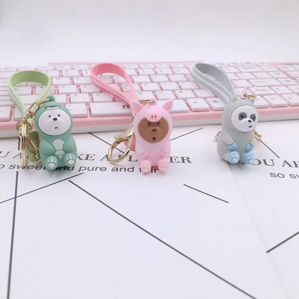 Милый брелок для ключей с мультяшным персонажем подарок на день рождения модный