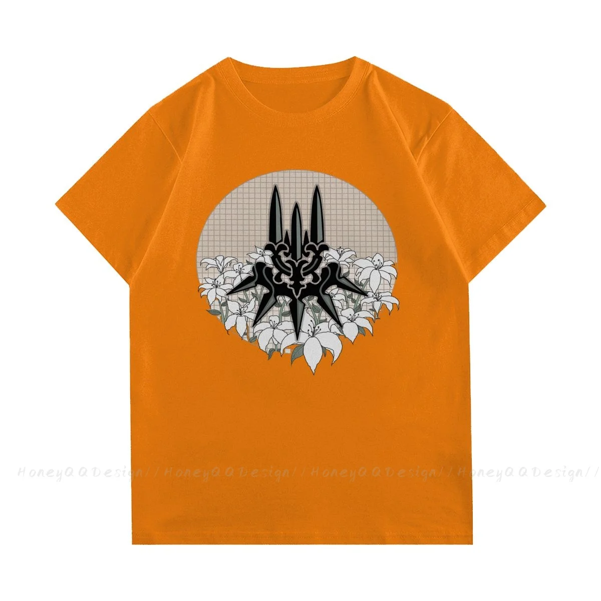 

Женская летняя футболка с принтом лунных слез, футболка оверсайз с коротким рукавом в готическом стиле