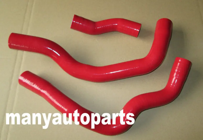 FOR MINI COOPER S JCW W11 1.6 R52 04-08/R53 01-06 SILICONE RADIATOR HOSE KIT RED | Автомобили и мотоциклы