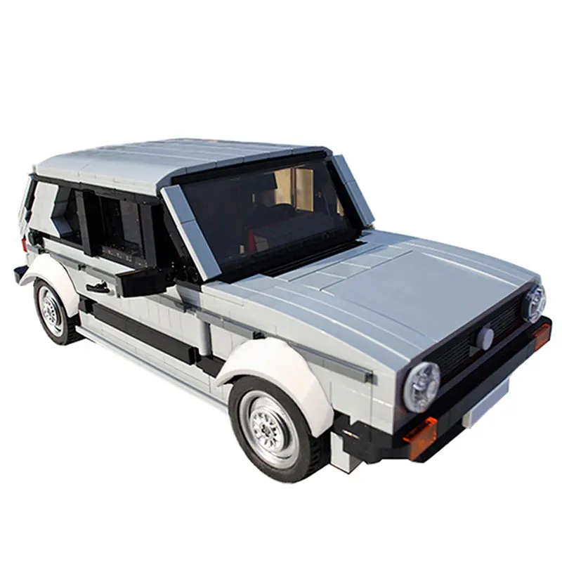 

MOC City Car Racing MK1 GTI Famous Speed Sports Car Building Blocks Simulation Vehicle Model Bricks Kids DIY Toys for Boys Gifts
