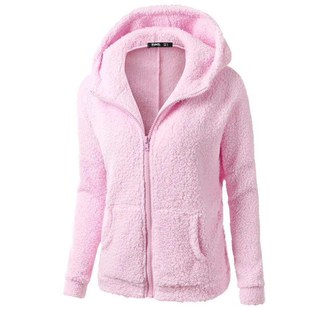

Autumn Winter coat women casual New Fashion Coat Casual Winter Warm Wool Zipper Coat Cotton Coat Outwear K1011