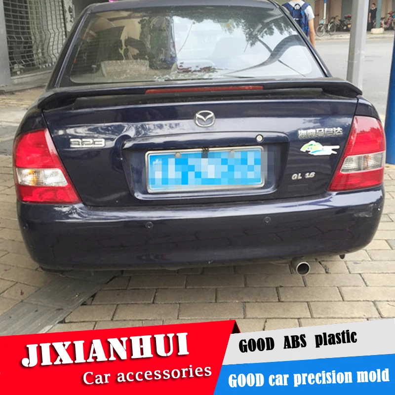 Спойлер для Mazda 323 2000 2003 Mazda323 спойлер Для Седана из АБС пластика заднее крыло