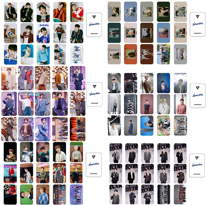 

15pcs/set Kpop SEVENTEEN New Album Semicolon Lomo Cards Hd Print High Quality Photo Album Poster Cards Photocard New Arrivals