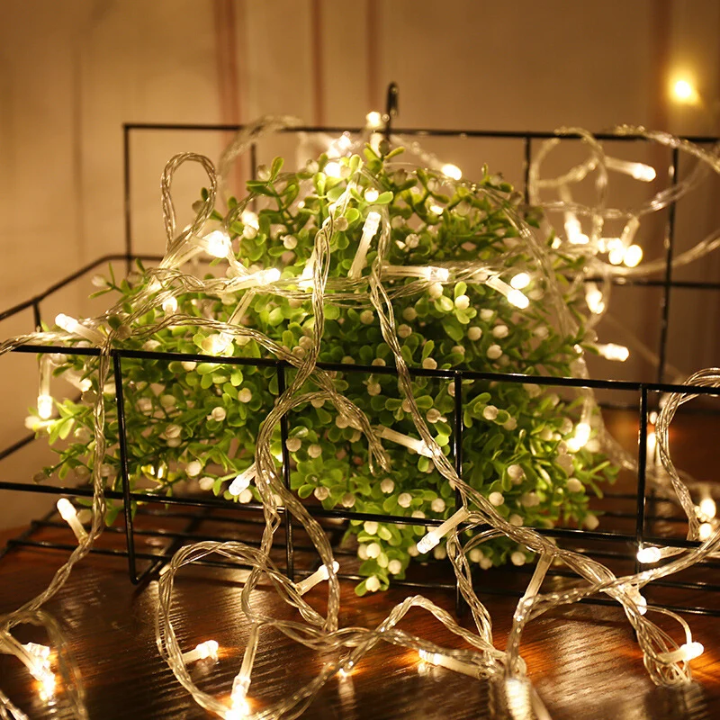 

USB модели Звездные светодиодные маленькие лампы, световая гирлянда с бусинами, 2 м/3 м/5 м/10 м, украшение для растений, цветов, мебели, праздника, рождественской елки