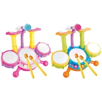 musical toy set electronic drum instruments band kit with microphone kids early educational toy gift baby music toys