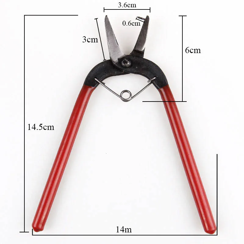 Hole plier Плоскогубцы для ювелирных изделий из закаленной стали, оборудование для изготовления ювелирных изделий своими руками, концевые проволочные цепи для резки ручной работы, инструменты для ремонта бисероплетения - Цвет: Hole plier