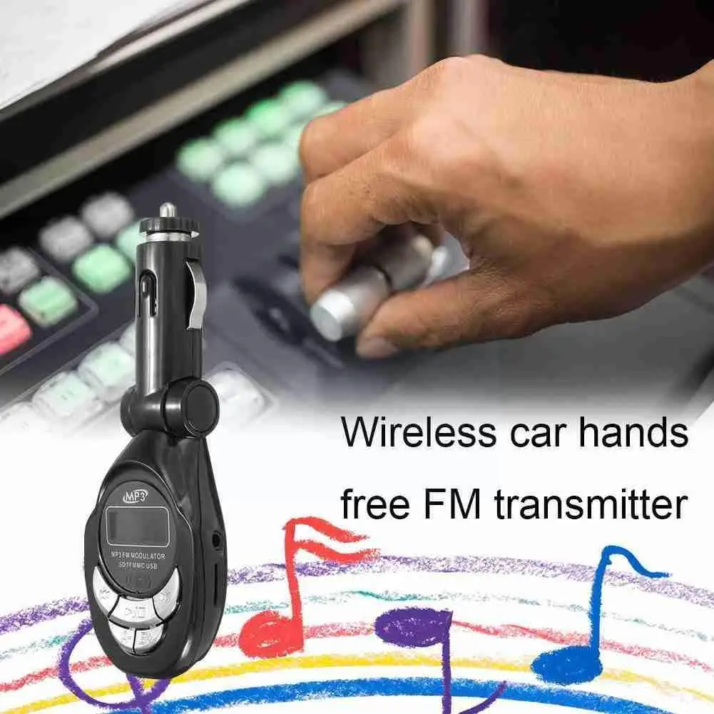 Автомобильный комплект USB адаптера беспроводной Bluetooth FM передатчик аудио