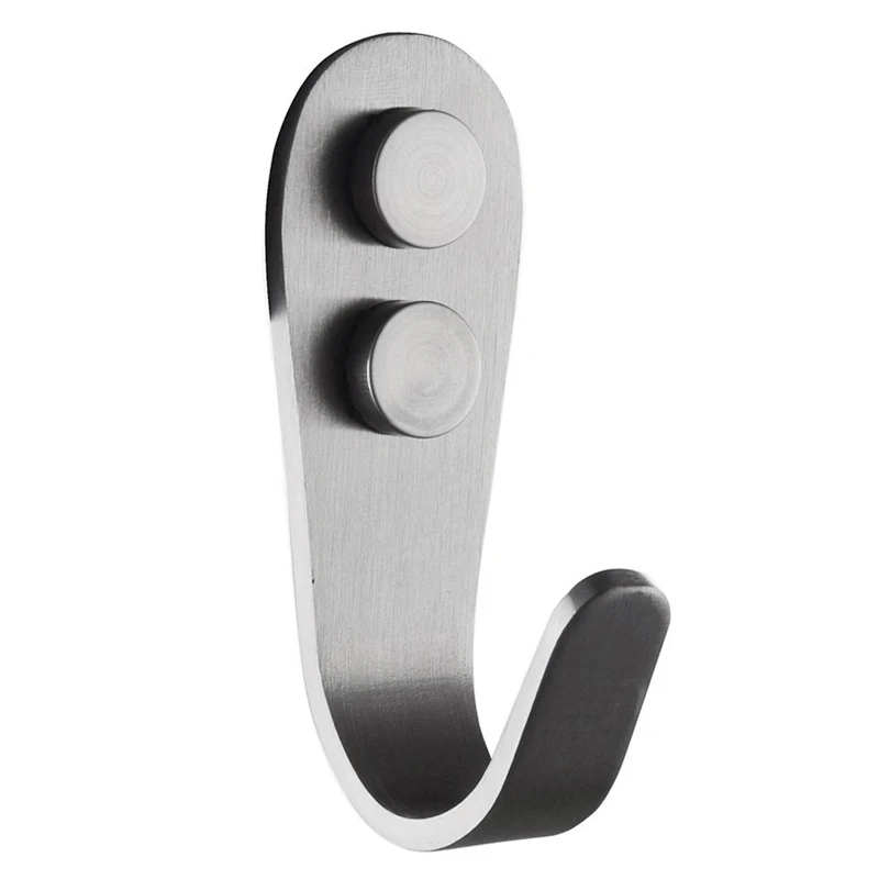 

1/2/5/10 Stainless Steel Organizer Hook Bathroom Hook Rustproof Kitchen Utensil Utility Hanger Metal Wall Mount PW