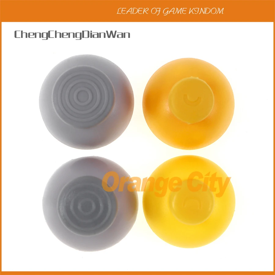 Замена серого и желтого цвета аналоговые Thumbsticks 3d Джойстик кепки для NGC Gamecube