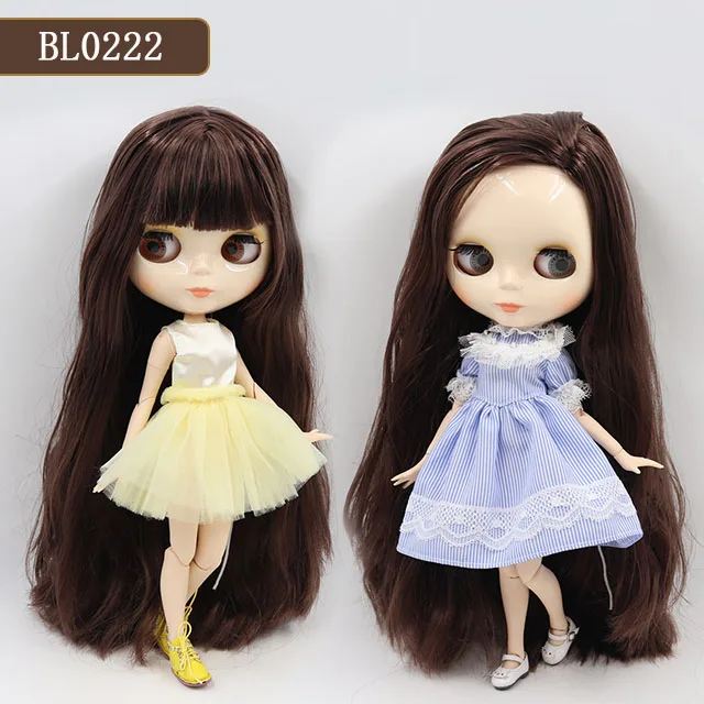 Ледяная фабрика Blyth кукла 1/6 BJD индивидуальные обнаженные тела с белой кожей, глянцевое лицо, подарок для девочки, игрушка