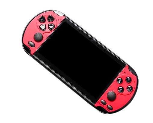Red X7 Plus ручной MP5 Детские фильмы перезаряжаемая игровая консоль портативная двойная рокер камера lcd HD видео 8G музыка - Цвет: Red