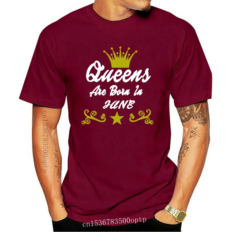 

New Queens are born in June Funny Wife Mum Birthday Gift WOMENS T-SHIRT